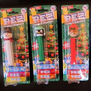 Set of 7 Classic Christmas PEZ Dispensers